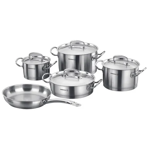 Korkmaz 9 Piece Proline Satin Cookware Set A1150