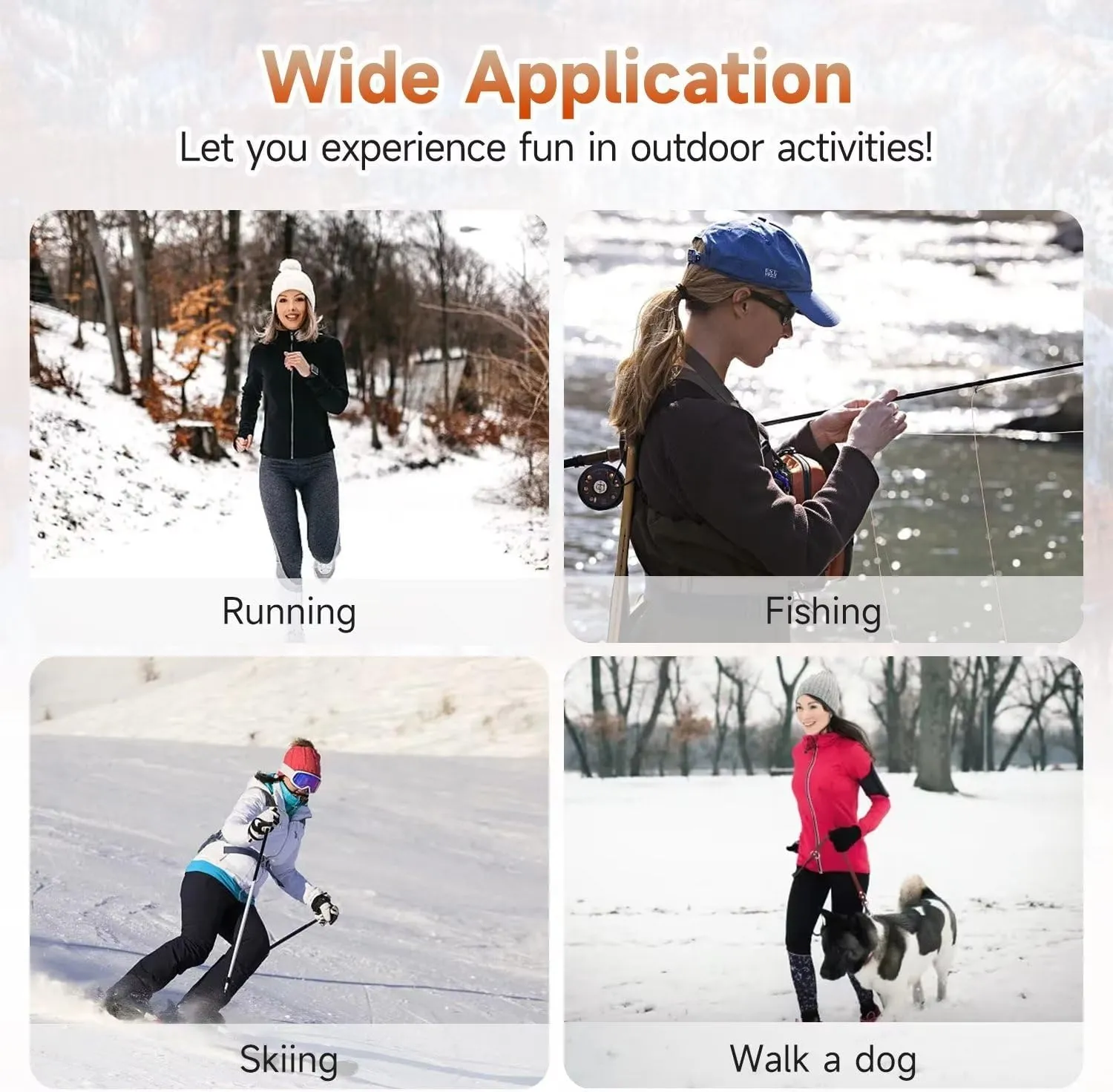 KOVNLO Heated Jackets for Women, Smart Controller with Light Out Design, Soft Fleece Electric Heating Coat with Battery Pack