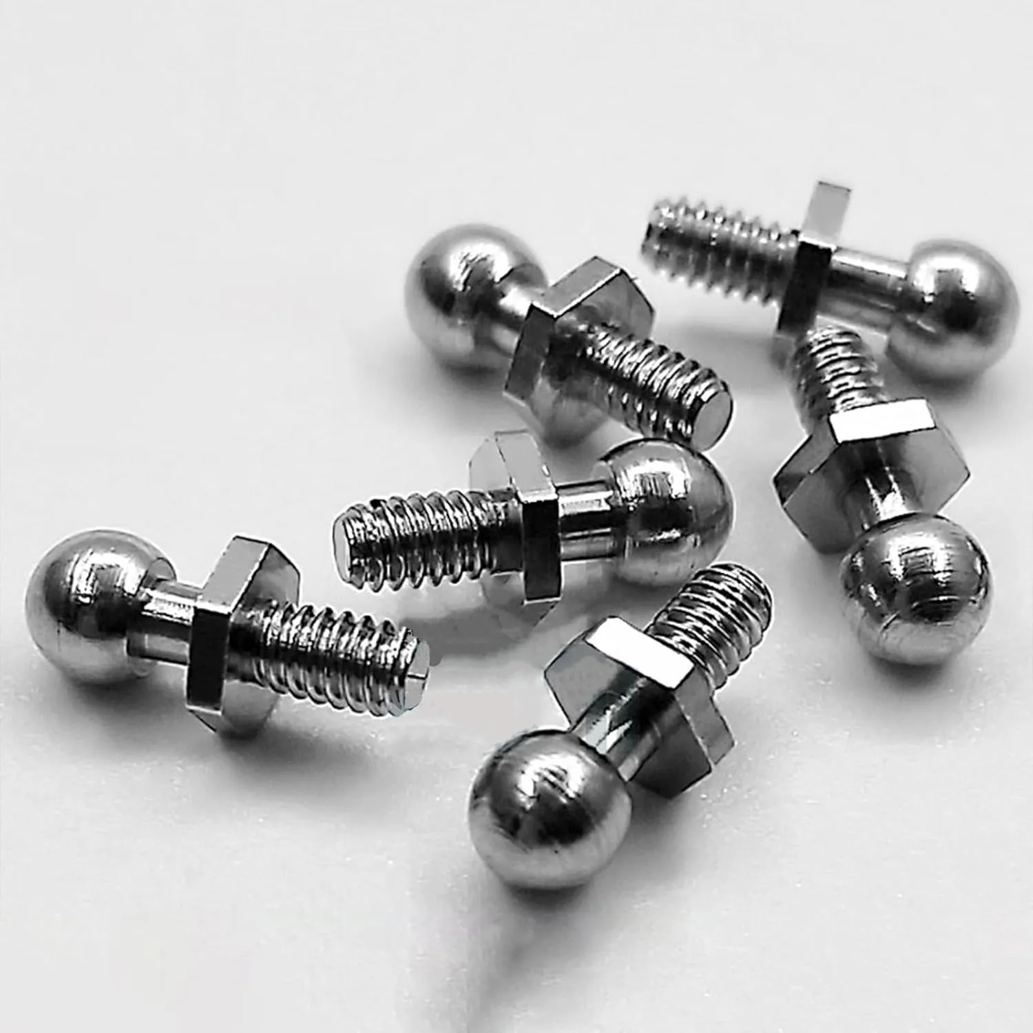 Krixis 4Pcs/Set Stainless Steel Ball Head Screw For MINI-Z BUGGY RC Model Car Crawler Spare Parts Accessories
