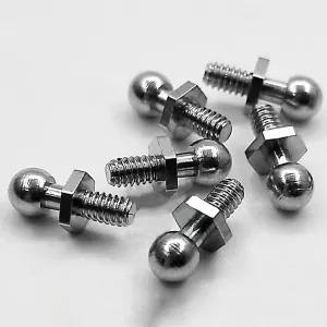 Krixis 4Pcs/Set Stainless Steel Ball Head Screw For MINI-Z BUGGY RC Model Car Crawler Spare Parts Accessories