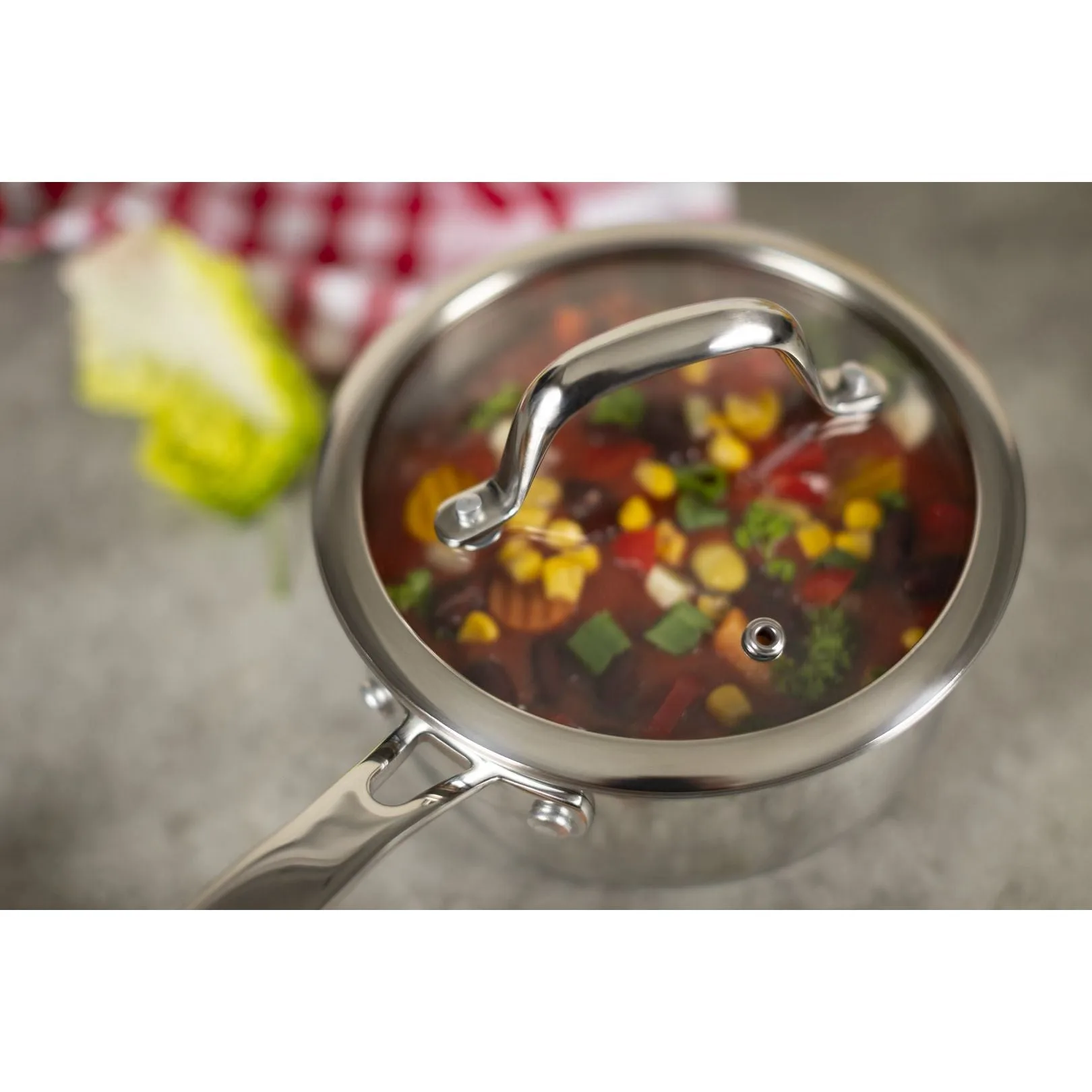 Kuhn Rikon Stainless Steel Allround 5 Piece Saucepan Set