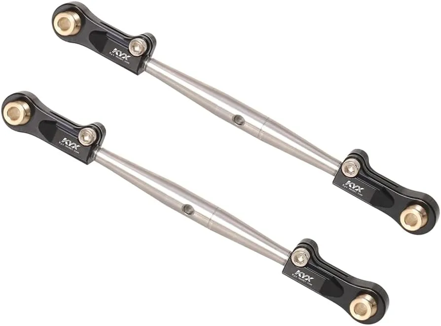 KYX Racing Metal Front Steering Link Set Upgrades Parts Accessories for 1/10 RC Car ARRMA Fury Mega