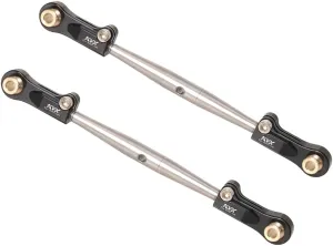 KYX Racing Metal Front Steering Link Set Upgrades Parts Accessories for 1/10 RC Car ARRMA Fury Mega
