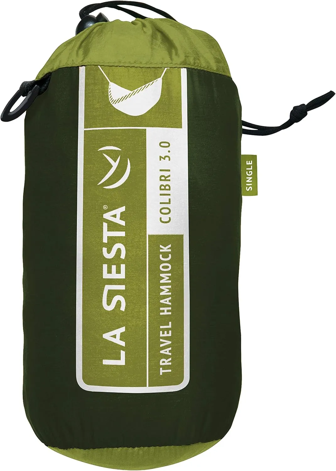 LA SIESTA Colibri 3.0 Outdoor Hammock & Tree Straps - Portable Camping Hammock for Hiking, Travel, and Backpacking - Breathable Nylon Single Person Hammock for Forest