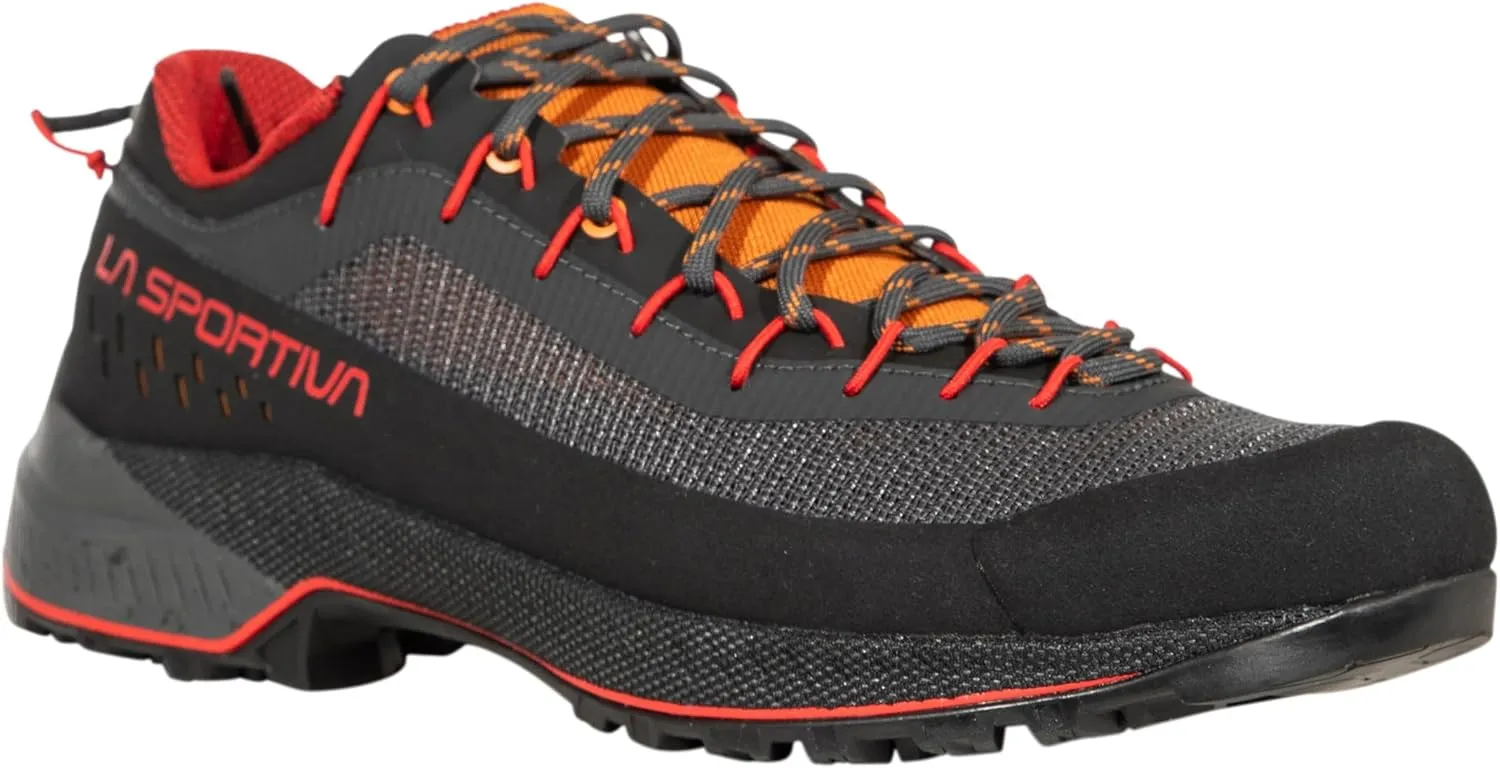 La Sportiva Mens TX4 EVO ST Approach/Hiking Shoes, Carbon/Mountain Red, 11.5