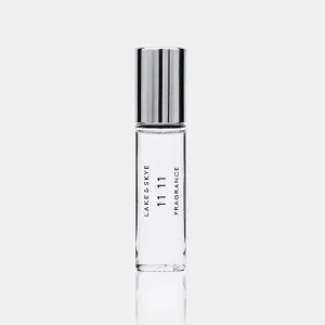 Lake & Skye 11 11 Rollerball Fragrance Oil, 0.33 fl oz (10 ml) - Clean, Sheer, Uplifting Scent