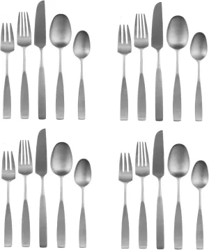 Lauffer by Towle Bedford 18/8 Stainless 20pc. Flatware Set (Service for Four)