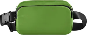 Lawn Green Fanny Belt Bag Waist Packs Crossbody Bags Bum Bag for Running Hiking Travel Workout Adjustable Strap for Women Men