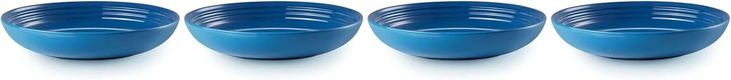 Le Creuset Stoneware Set of 4 Pasta Bowls, 8.5" each, Marseille