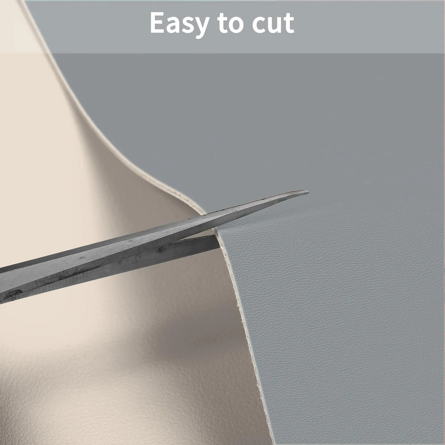 Leather Table Cover,1.8mm Thick,35.4x70.9 Inch Table Protector,Table Protector for Dining Room Table,Dining Table Cover,Table Cover Protector,Dining Table Pad(Off White Light Gray,35.4x70.9)