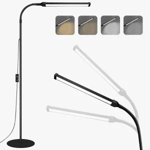 LED Floor Lamp for Office, Reading Lamps Floor Standing, Tattoo Light, Sewing Light, Podiatric Lamp, Plant Grow Light, Nail Tech Lamp, Lash Light for Eyelash