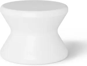 Ledge Lounger Signature Side Table - in Pool Side Table for Pool Ledges up to 10" inches deep - Indoor -Outdoor All Weather Table for Porch, Patio, Garden, Backyard, Pool and Beach (White)