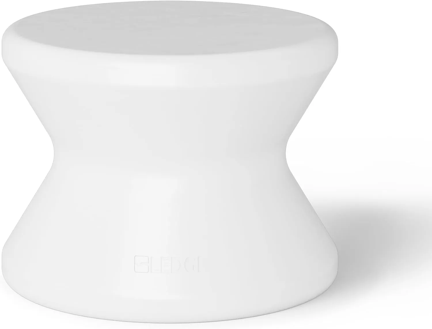 Ledge Lounger Signature Side Table - in Pool Side Table for Pool Ledges up to 10" inches deep - Indoor -Outdoor All Weather Table for Porch, Patio, Garden, Backyard, Pool and Beach (White)
