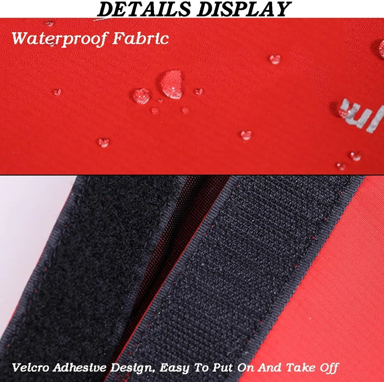 Leg Gaiters,3tiers Cloth High Leg Cover,Waterproof Hiking Gaiters,Adjustable Lower Legs Guards,for Outdoor Sports and Outdoor Work