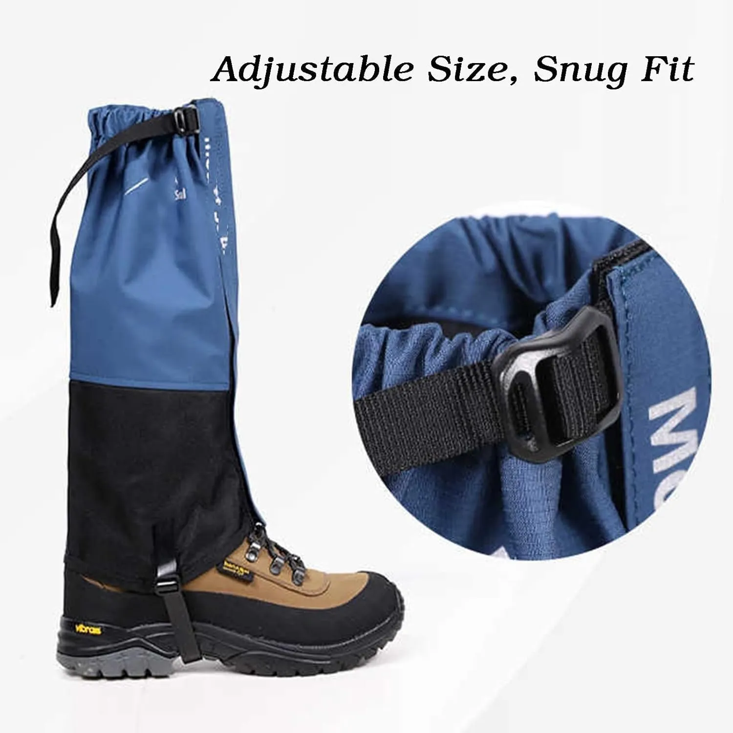 Leg Gaiters,3tiers Cloth High Leg Cover,Waterproof Hiking Gaiters,Adjustable Lower Legs Guards,for Outdoor Sports and Outdoor Work