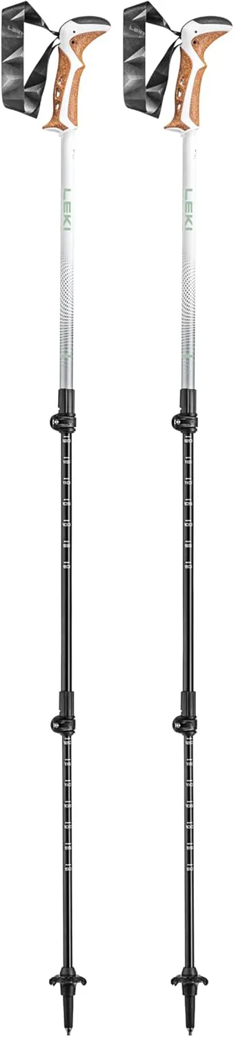 LEKI Jannu Aluminum Adjustable Lightweight Walking Poles for Trekking & Hiking