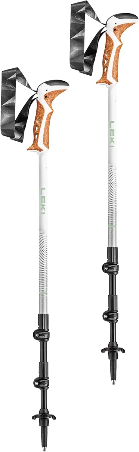 LEKI Jannu Aluminum Adjustable Lightweight Walking Poles for Trekking & Hiking