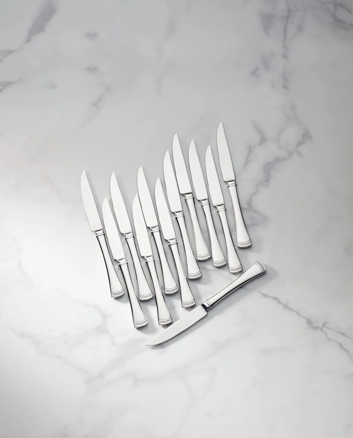 Lenox Portola 12-Piece Steak Knife Set, 3.60 LB, Metallic