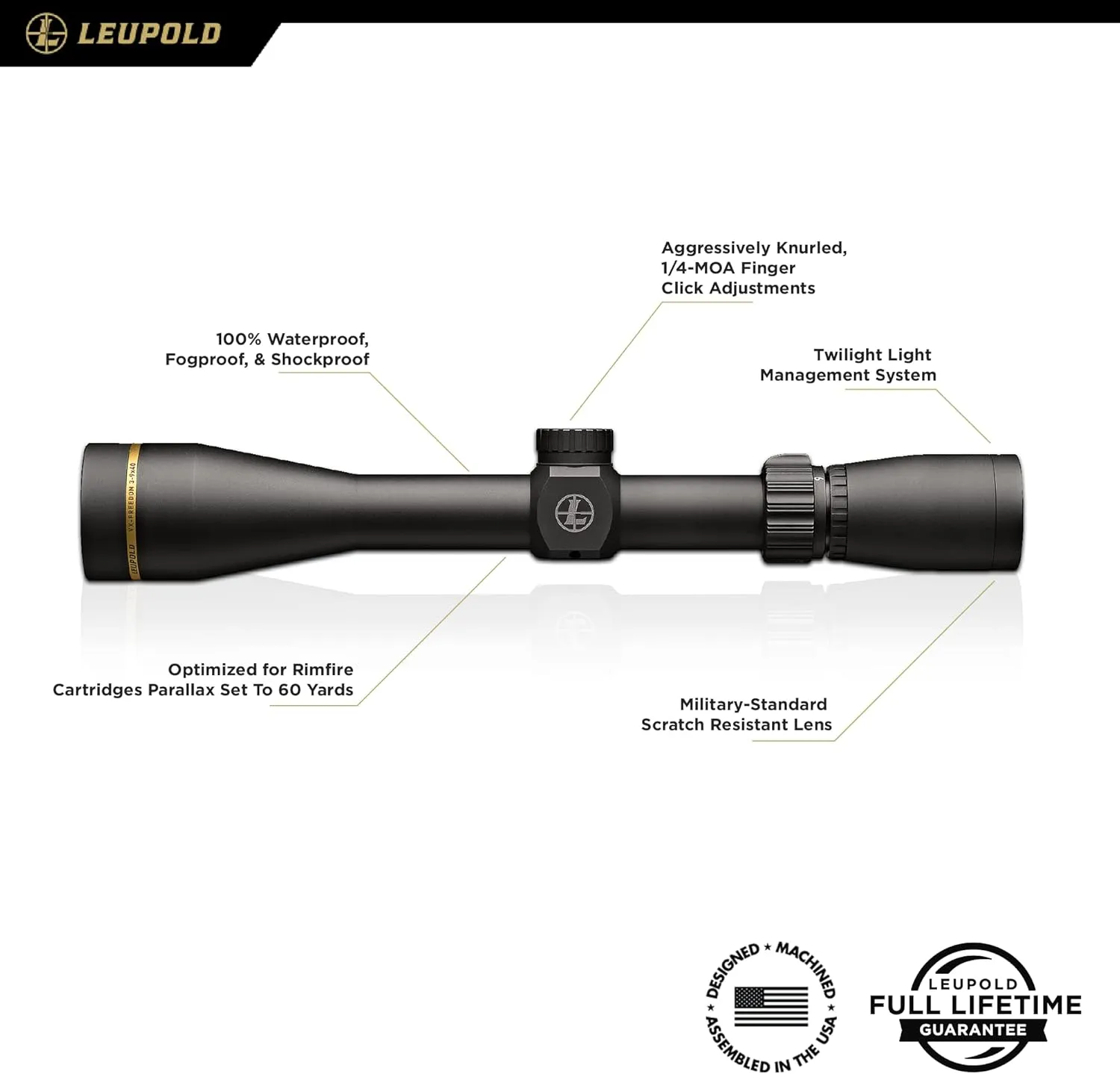 Leupold VX-Freedom Specialty Scopes Rimfire Riflescope