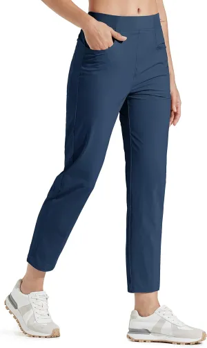 Libin Women’s Golf Pants Quick Dry Hiking Pants Lightweight Work Ankle Dress Pants for Women Business Casual Travel