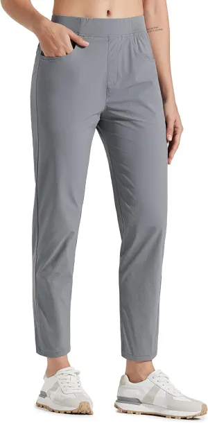 Libin Women’s Golf Pants Quick Dry Hiking Pants Lightweight Work Ankle Dress Pants for Women Business Casual Travel