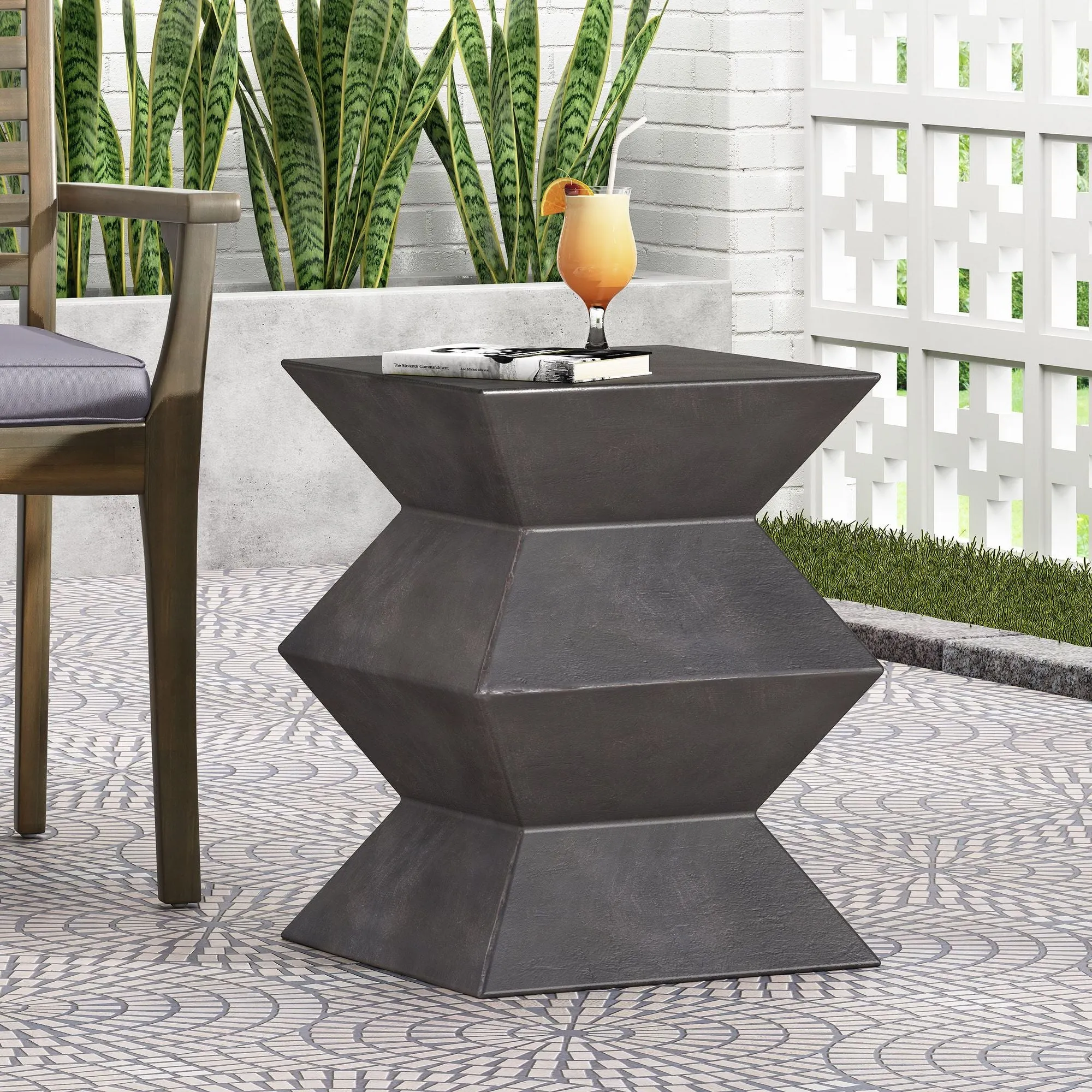 Lightweight Concrete Side Table
