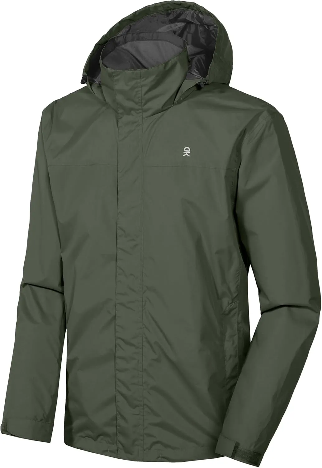 Little Donkey Andy Men's High-performance Waterproof Rain Jacket Ultra Lightweight Rain Shell for Hiking,Golf,Travel