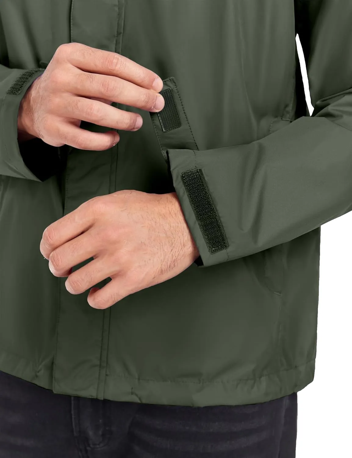 Little Donkey Andy Men's High-performance Waterproof Rain Jacket Ultra Lightweight Rain Shell for Hiking,Golf,Travel