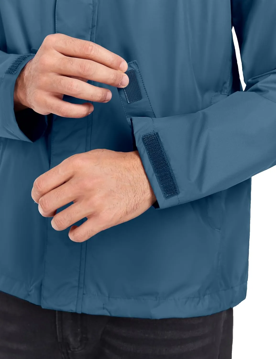 Little Donkey Andy Men's High-performance Waterproof Rain Jacket Ultra Lightweight Rain Shell for Hiking,Golf,Travel
