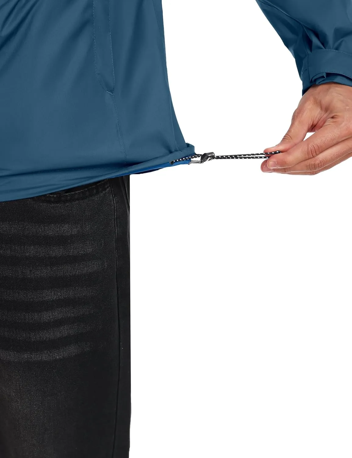 Little Donkey Andy Men's High-performance Waterproof Rain Jacket Ultra Lightweight Rain Shell for Hiking,Golf,Travel