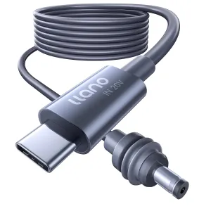llano Starlink Mini Cable 2M Starlink Mini USB C to DC Power Cable Cord 100W Input USB Type C to DC Cable, DC Power Cable Direct to USB-C for Starlink Mini Work with 100W  PD Source Waterproof 18AWG
