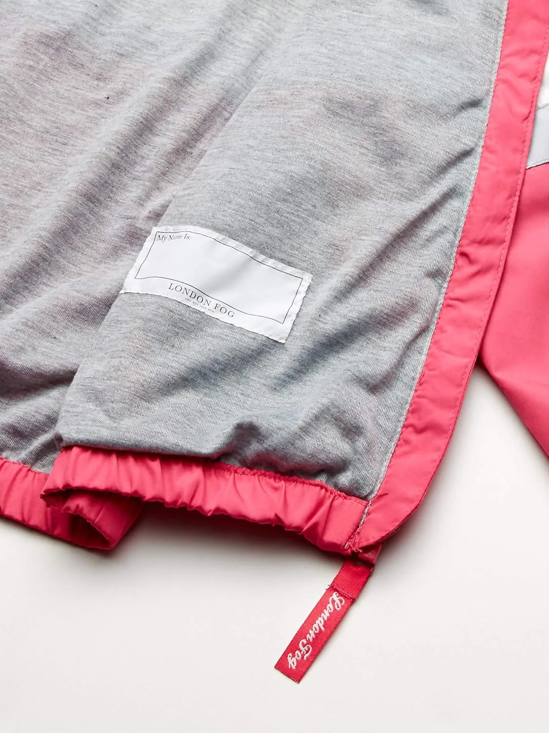 LONDON FOG Girls' Lightweight Mesh Lined Anorak Jacket