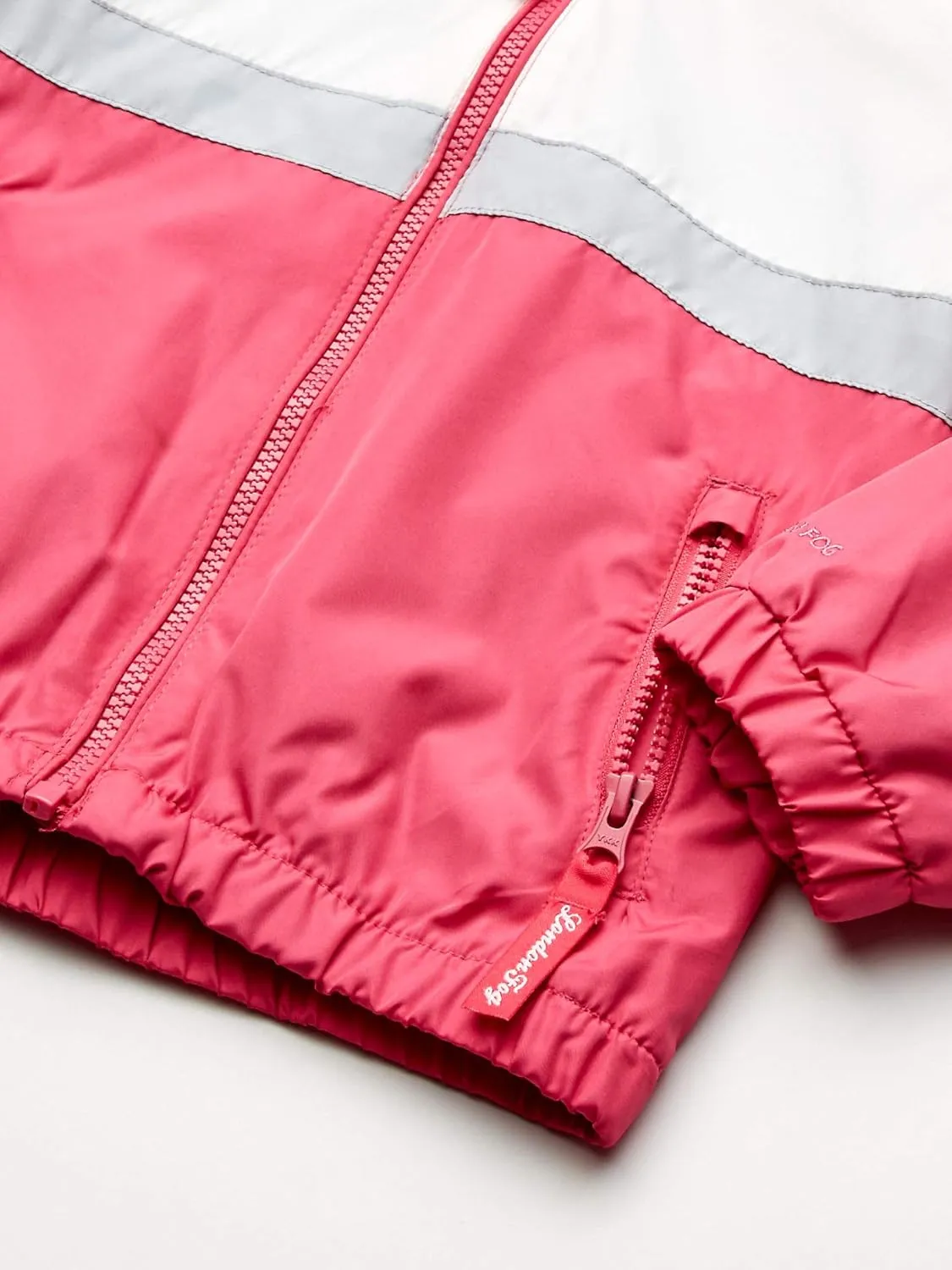 LONDON FOG Girls' Lightweight Mesh Lined Anorak Jacket