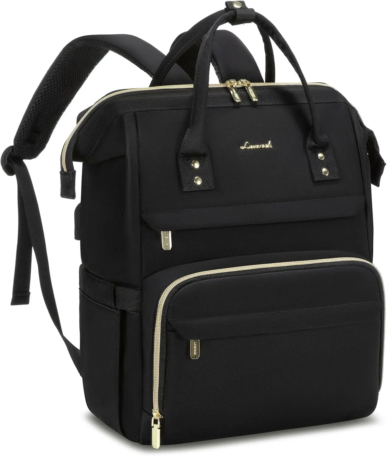 LOVEVOOK Backpack for Women, 15.6 inch Laptop Backpack for Women Teacher Backpack Nurse Bag, Waterproof Work Backpack for Travel, Commuter, College