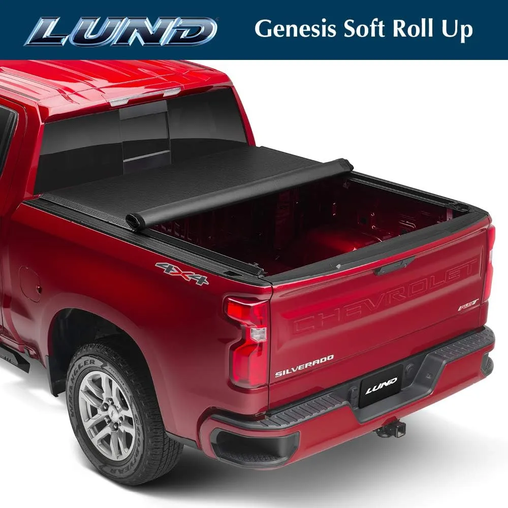Lund Genesis Roll Up Soft Roll Up Truck Bed Tonneau Cover | 96014 | Fits 1982 - 2011 Ford Ranger 6' Bed (72")
