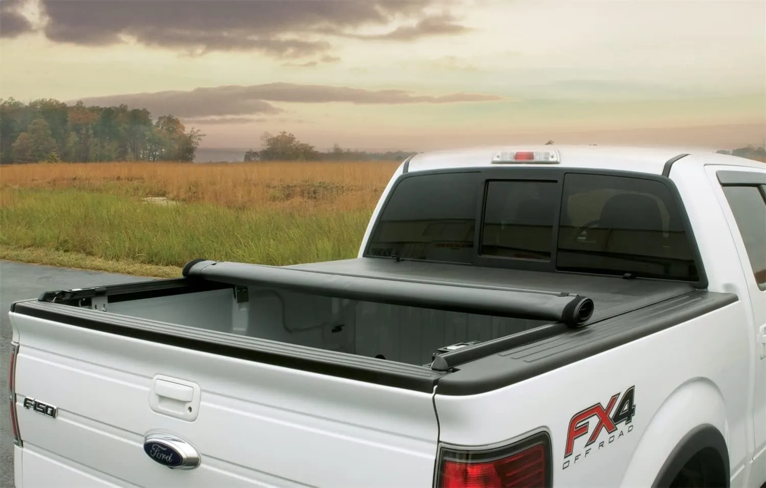 Lund Genesis Roll Up Soft Roll Up Truck Bed Tonneau Cover | 96016 | Fits 1994 - 2001 Dodge Ram 1500, 2002 2500/3500 8' Bed (96")