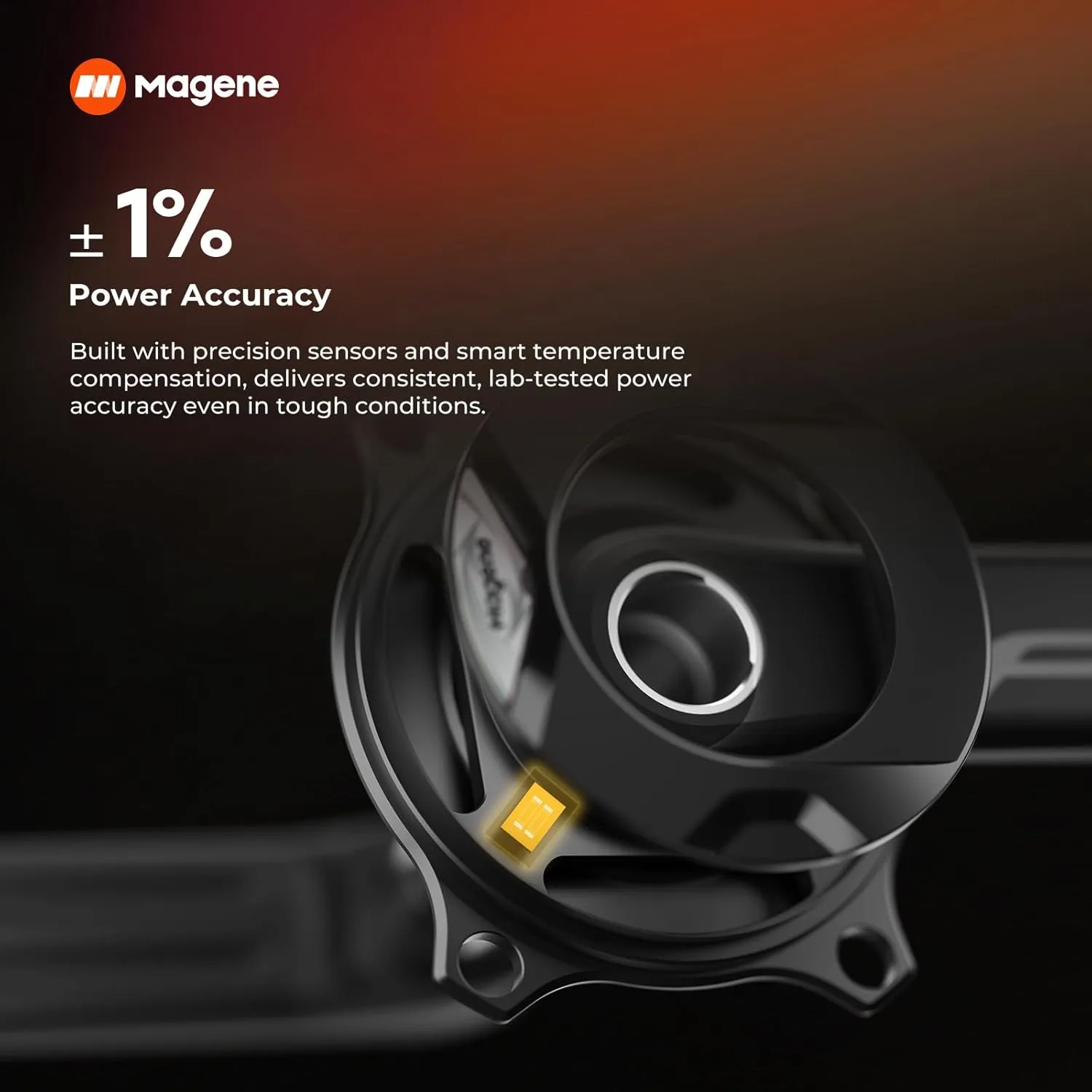 Magene PES P505/P515 Power Meter Crankset - ±1% Accuracy, 625g Lightweight, 240H Battery, 110BCD, ANT /Bluetooth, IPX7 Waterproof for Cycling