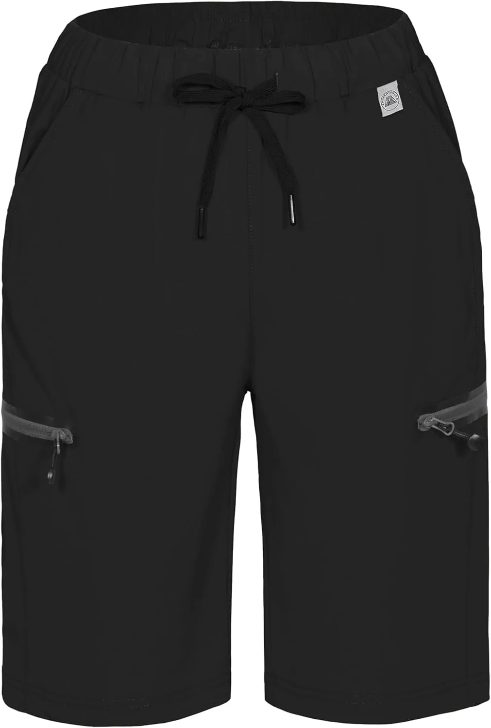 Mapamyumco Women's Hiking Cargo Shorts Ultra Stretch Quick Dry Lightweight for Camping Travel Golf with Zipper Pockets