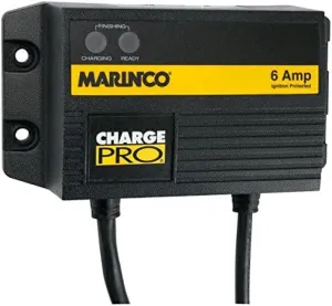 Marinco Batt Chgr, On Board, 6A 12V, 1 Bank
