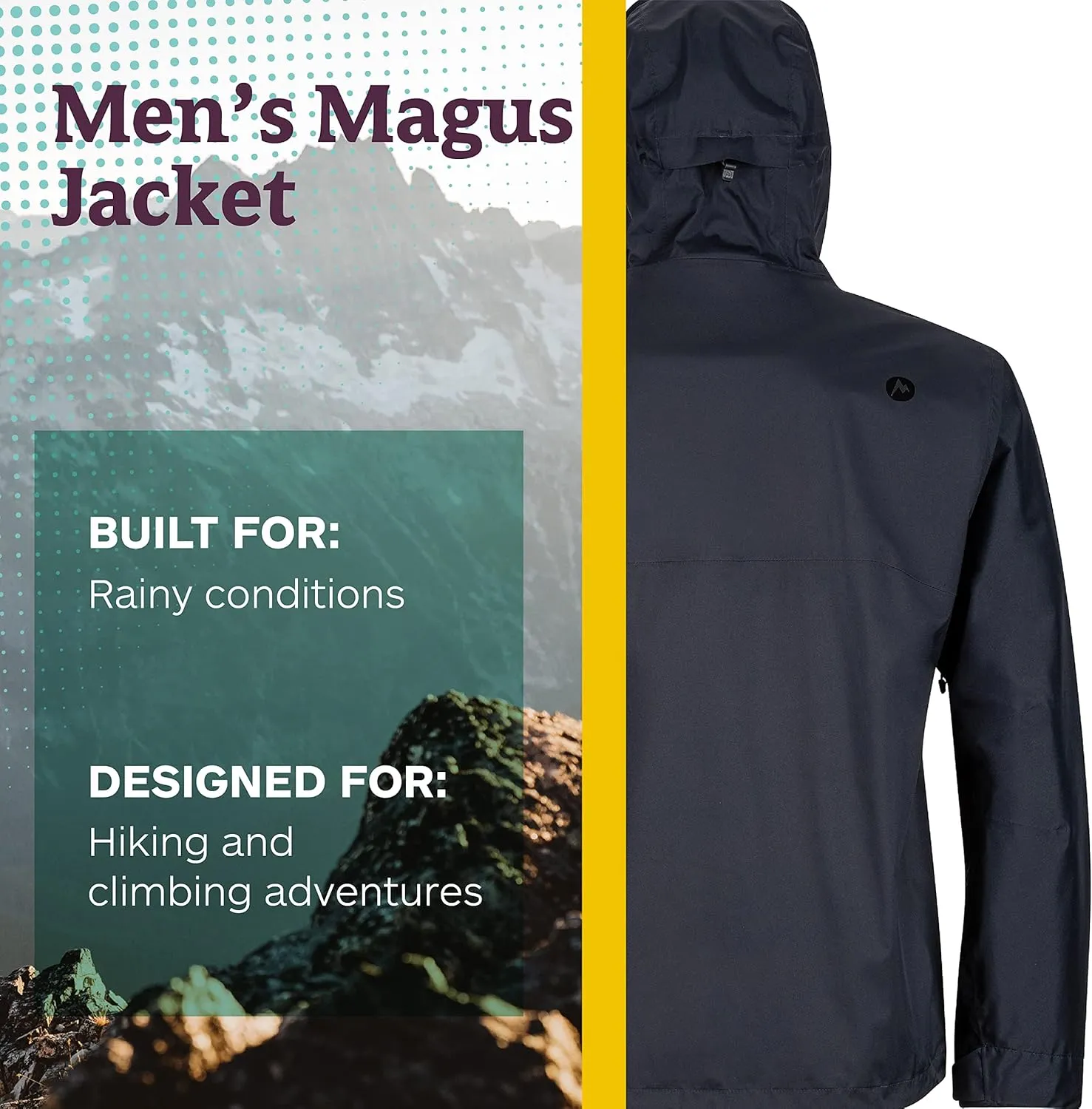 Marmot Magus Men's Lightweight Waterproof Rain Jacket