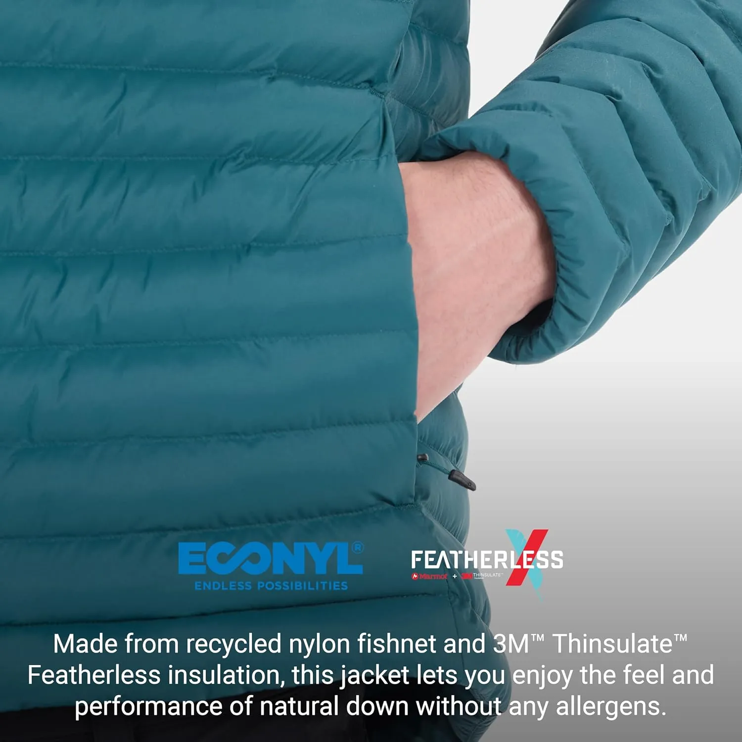 MARMOT Men's Echo Featherless Jacket- Lightweight Down Alternative Puffer Coat