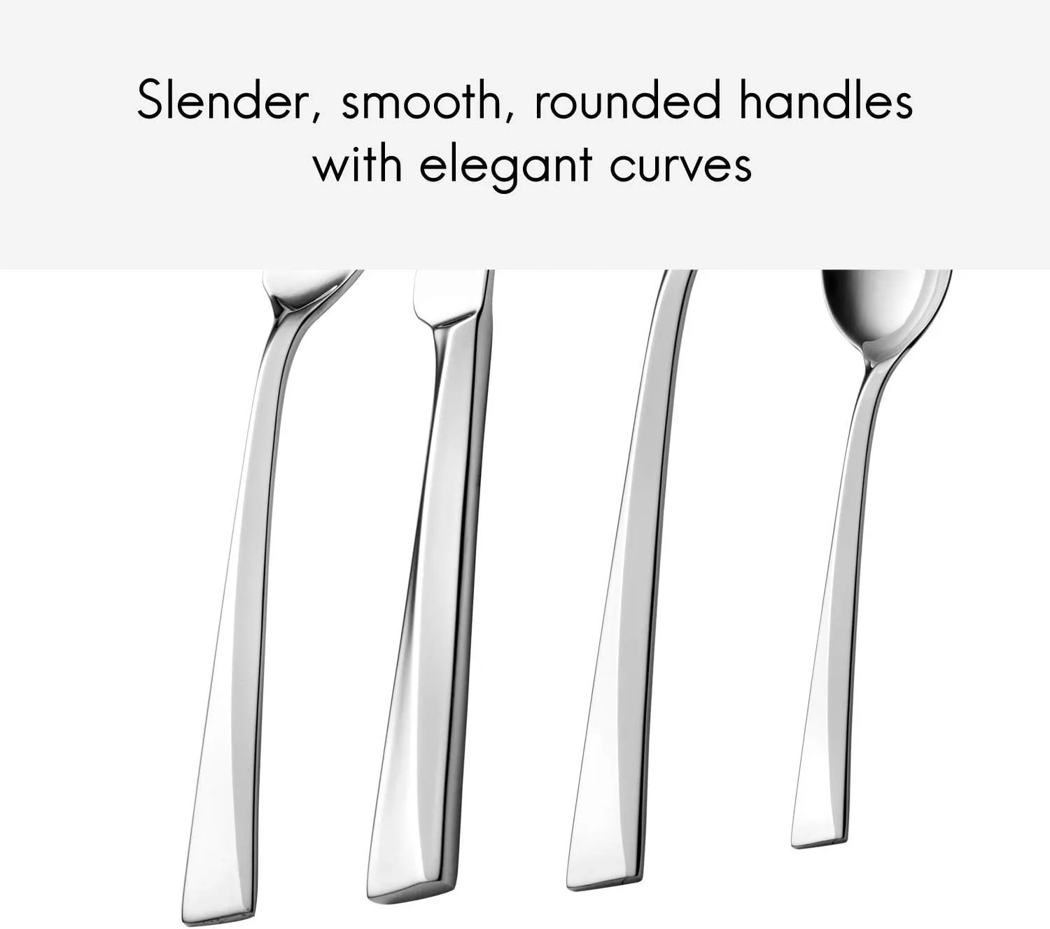 Mayfair Cutlery Set-Elegant Mirror Polished Flatware Gift Box with 50 Year Guarantee-18/10 Stainless Steel, 16 Piece, 7.5x25x31.5 cm, Silver