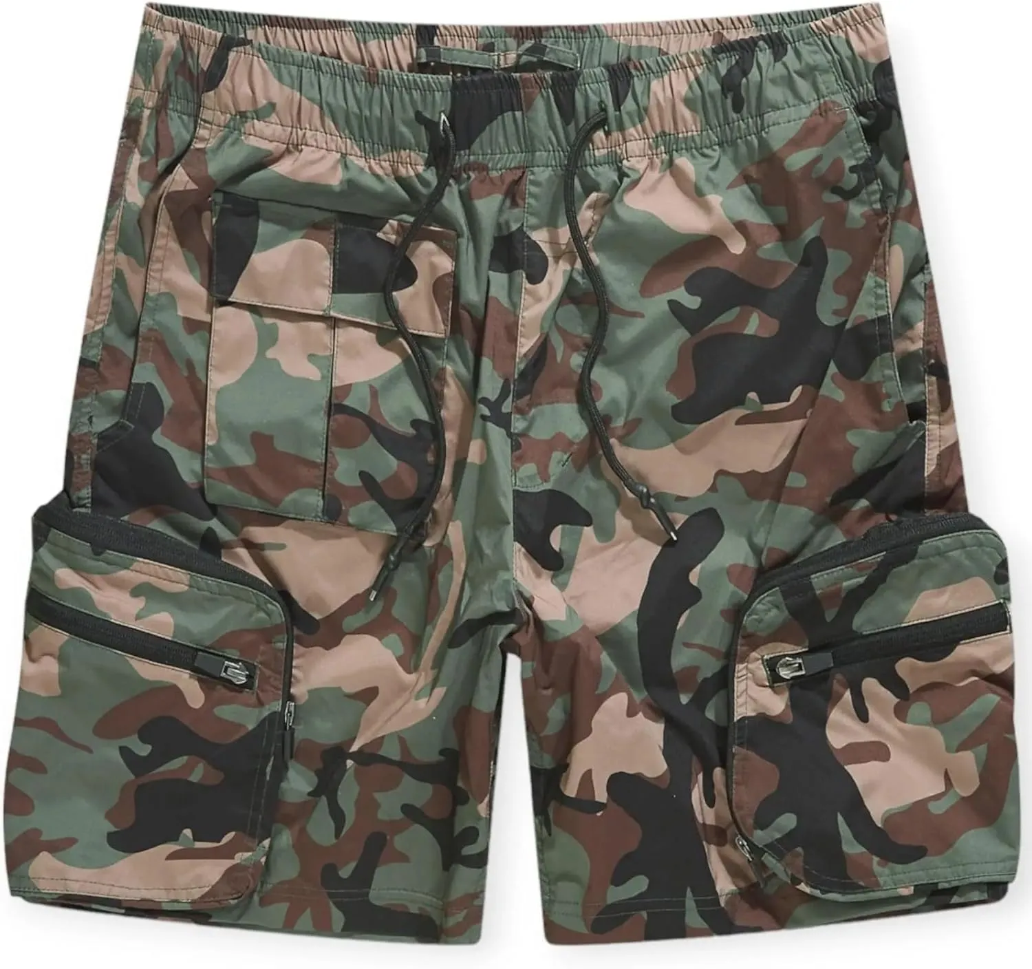 Men Travel Shorts - Versatile Mens Cargo Shorts, Adjustable Waistband, Durable Fabric and Perfect for Hiking