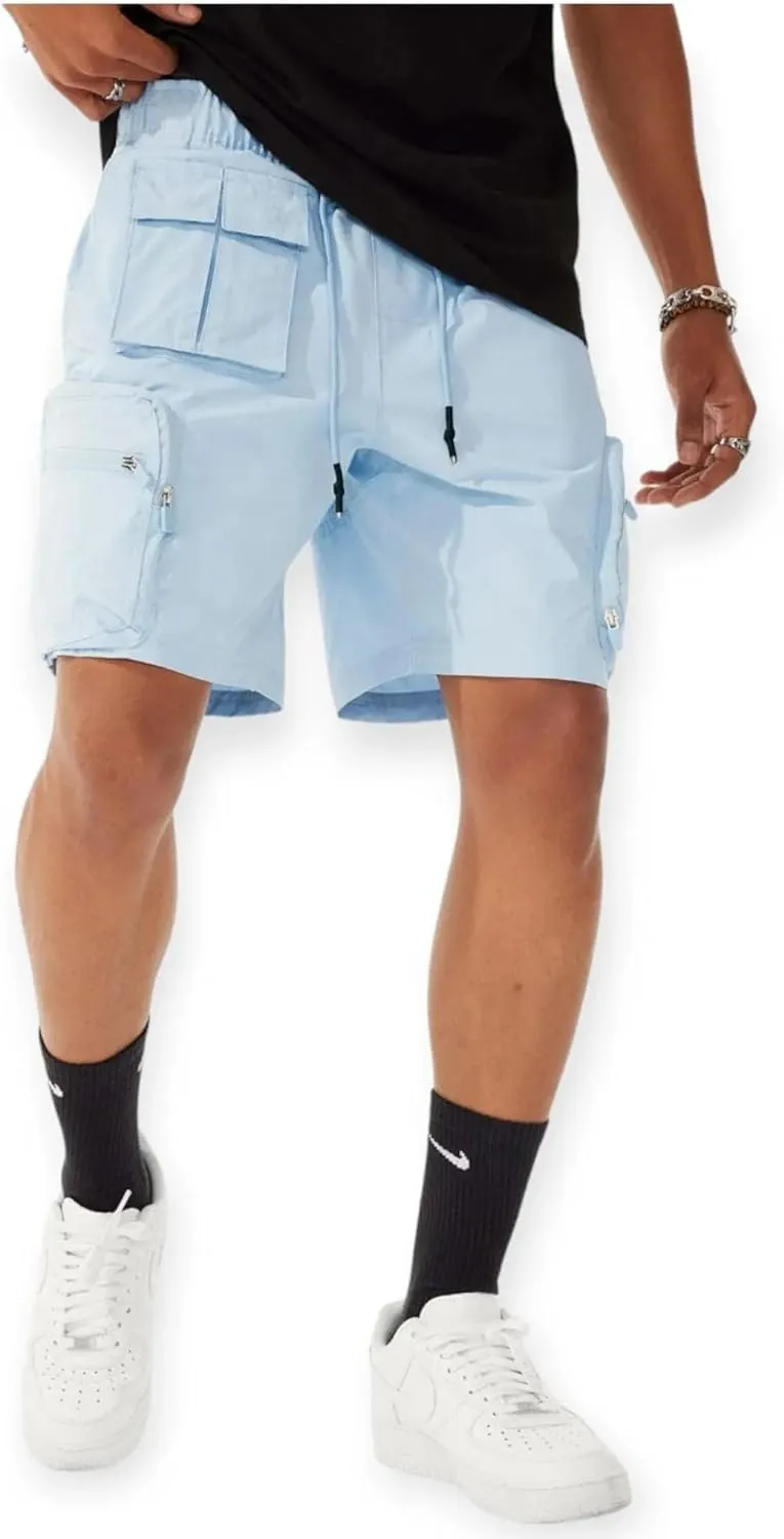 Men Travel Shorts - Versatile Mens Cargo Shorts, Adjustable Waistband, Durable Fabric and Perfect for Hiking