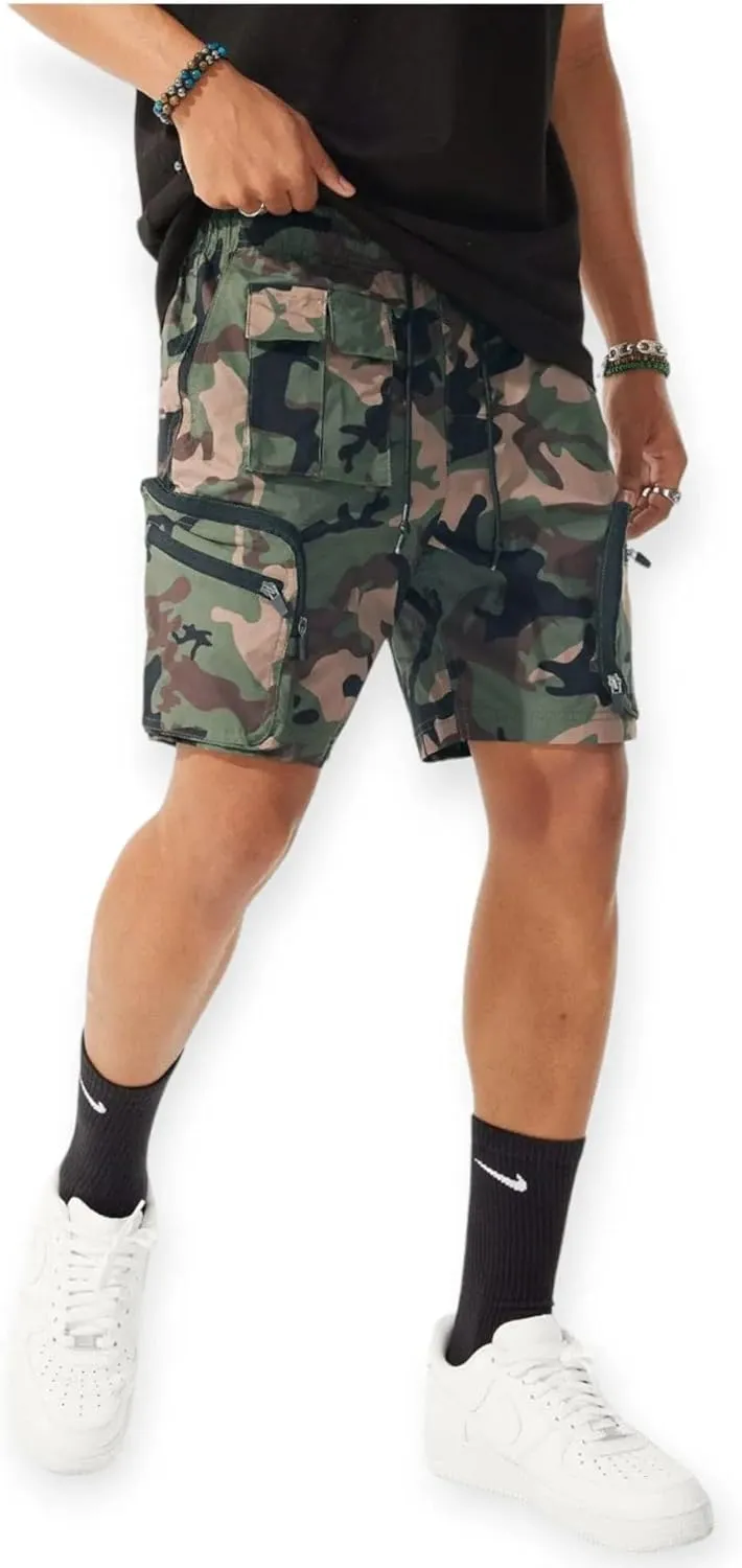 Men Travel Shorts - Versatile Mens Cargo Shorts, Adjustable Waistband, Durable Fabric and Perfect for Hiking