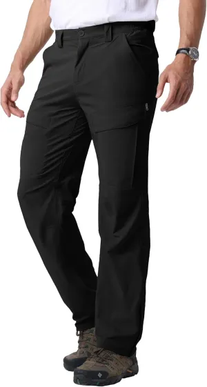 Mens Hiking Pants Quick Cool Dry Tactical Cargo Pants Outdoor Casual Work Waterproof Lightweight for Fishing Safari Camping