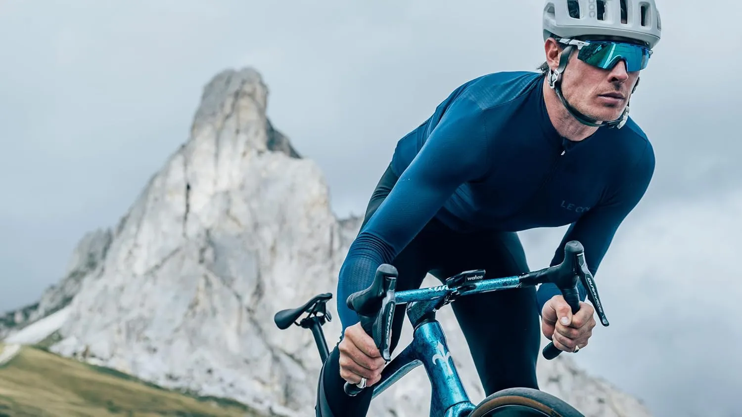 Men's Hors Categorie Jersey | Long Sleeve Bike Shirt | Thermal Fabric, Rear Pockets, Lightweight