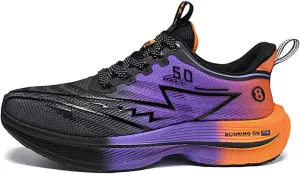 Men's Multi-Sport Outdoor Breathable Shoes Carbon Plated Board- Trail Running, Hiking, Tennis & Cross-Training Sneakers for Workouts & Casual Wear