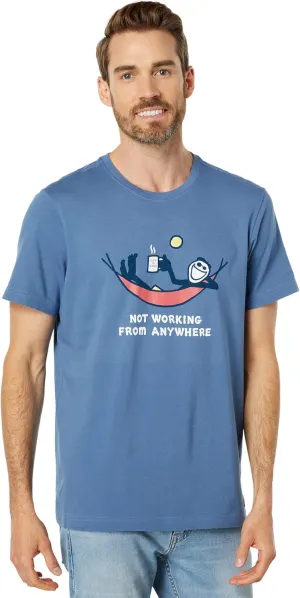 Men's Not Working Hammock Short Sleeve Crusher Tee