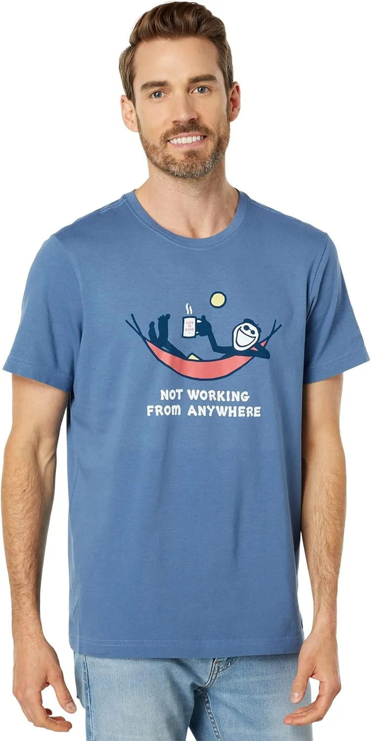 Men's Not Working Hammock Short Sleeve Crusher Tee